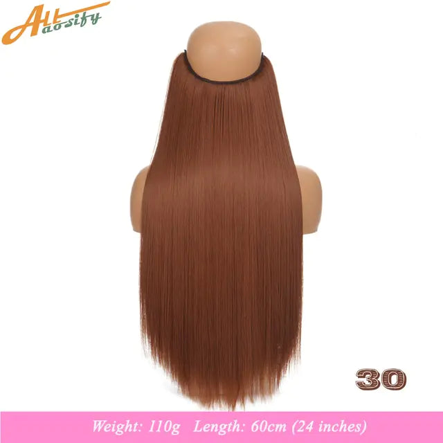 Synthetic No Clip Artificial Hair