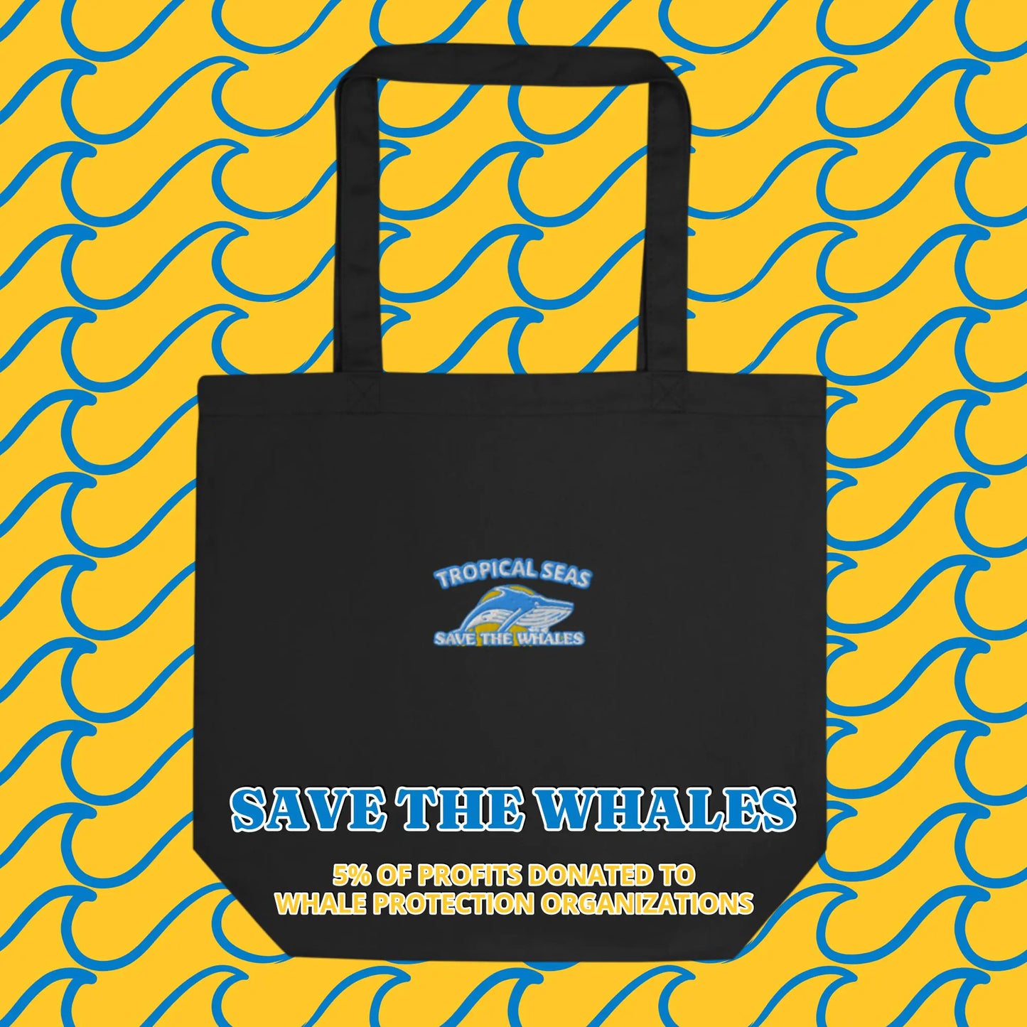 'Save the Whales' Eco Tote Bag