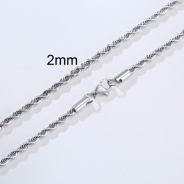 Minimalist Men Ropes Long Necklace