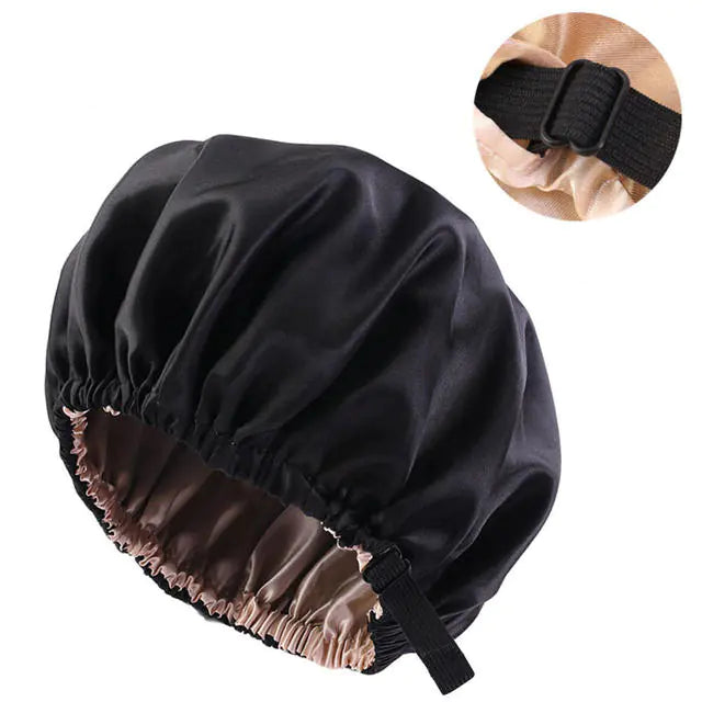 Women Satin Sleeping / Shower Cap