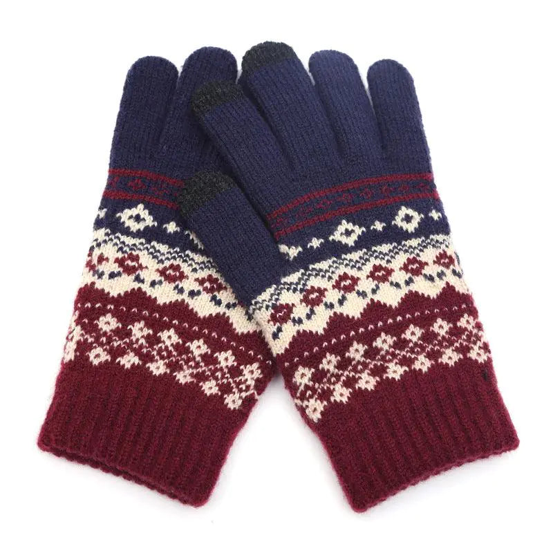 Touch screen Knit Gloves