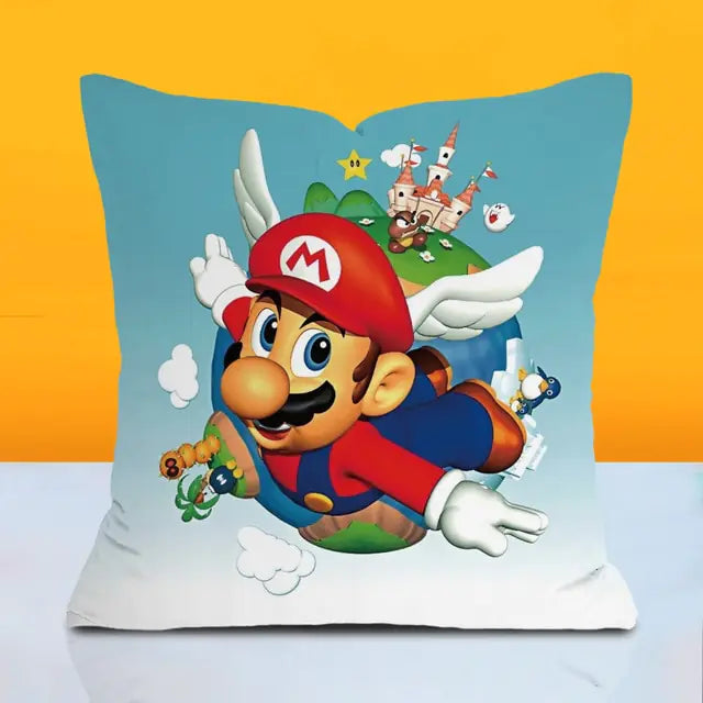 Super Mario Bros Pillow with Cover