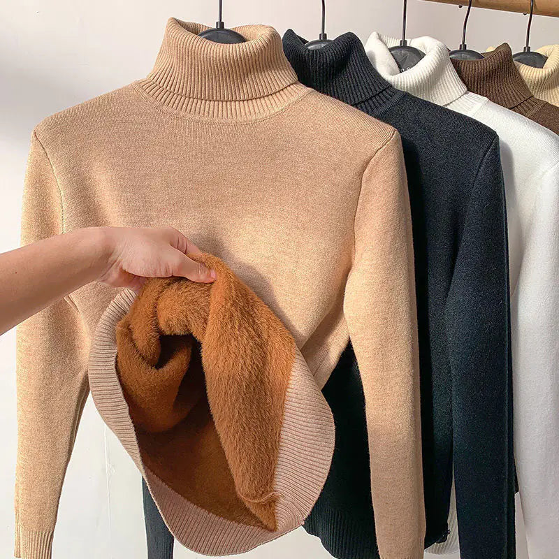 Women Turtleneck Autumn Winter Sweater