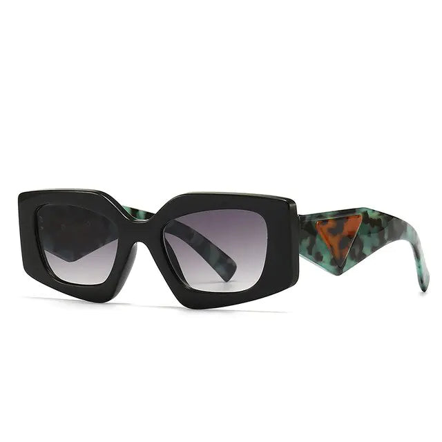 Retro Rectangular Cat Eye Sunglasses