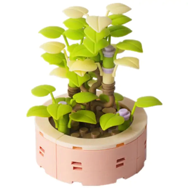 Potted Plants Succulents Model Bricks