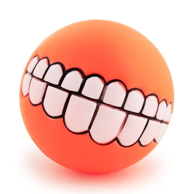 Pet Ball Teeth Silicon Chew Toys for Large Breeds