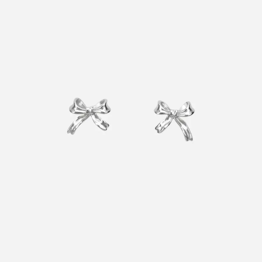 Ribbon Stud Earrings