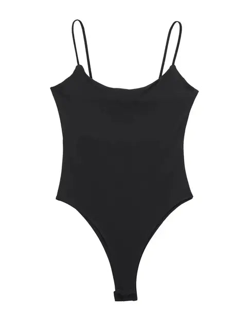 Thin Straps Bodysuit