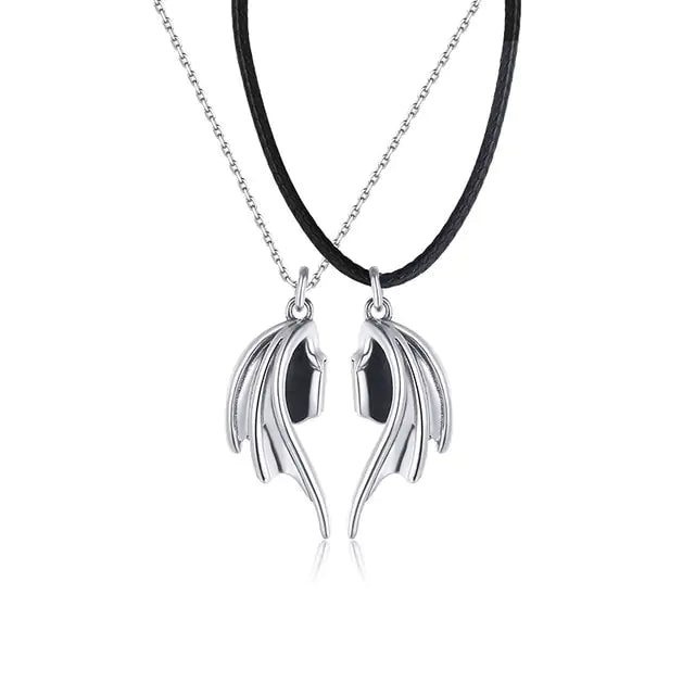 Pair  of Wings Lovers Necklace