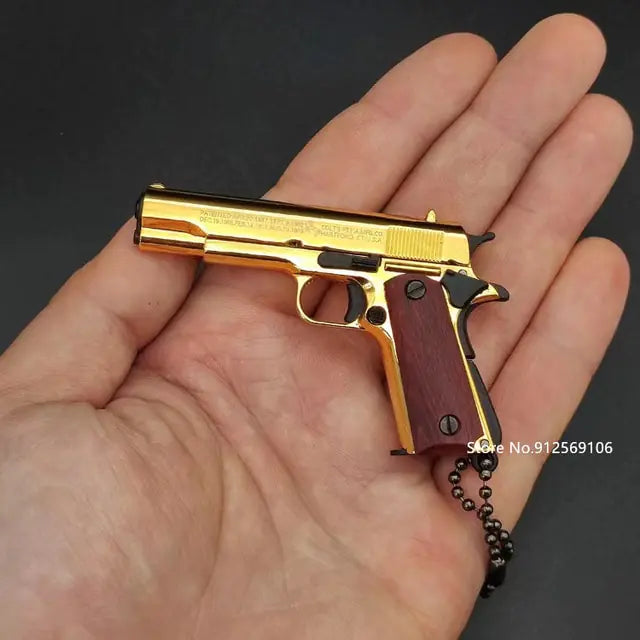 Pistol Toy Gun Miniature Model.