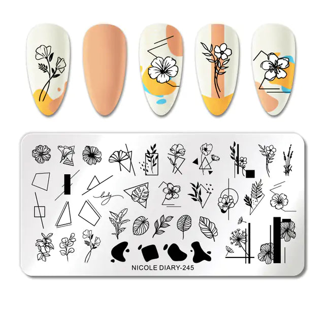 Nail Art Stamping Plates