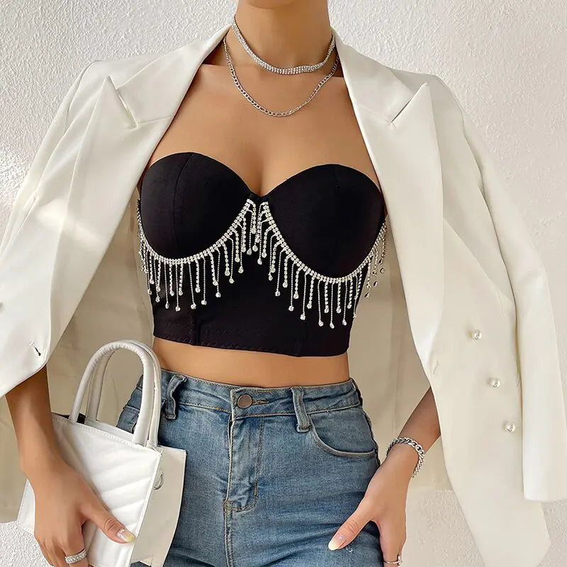 Sleeveless Off-Shoulder Corset Top