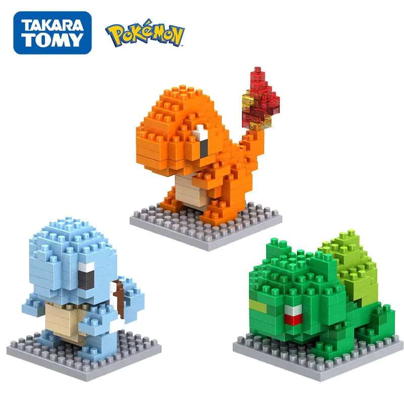 Small Building Blocks Cartoon Animals