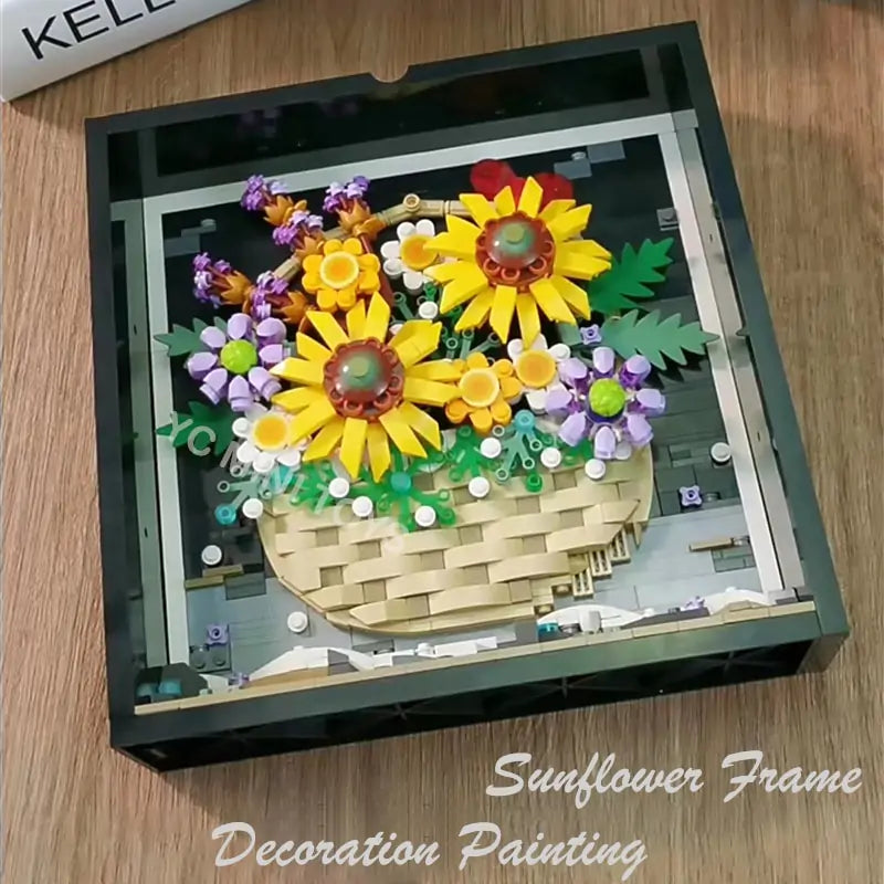 Sunflower Picture Frame Building Block