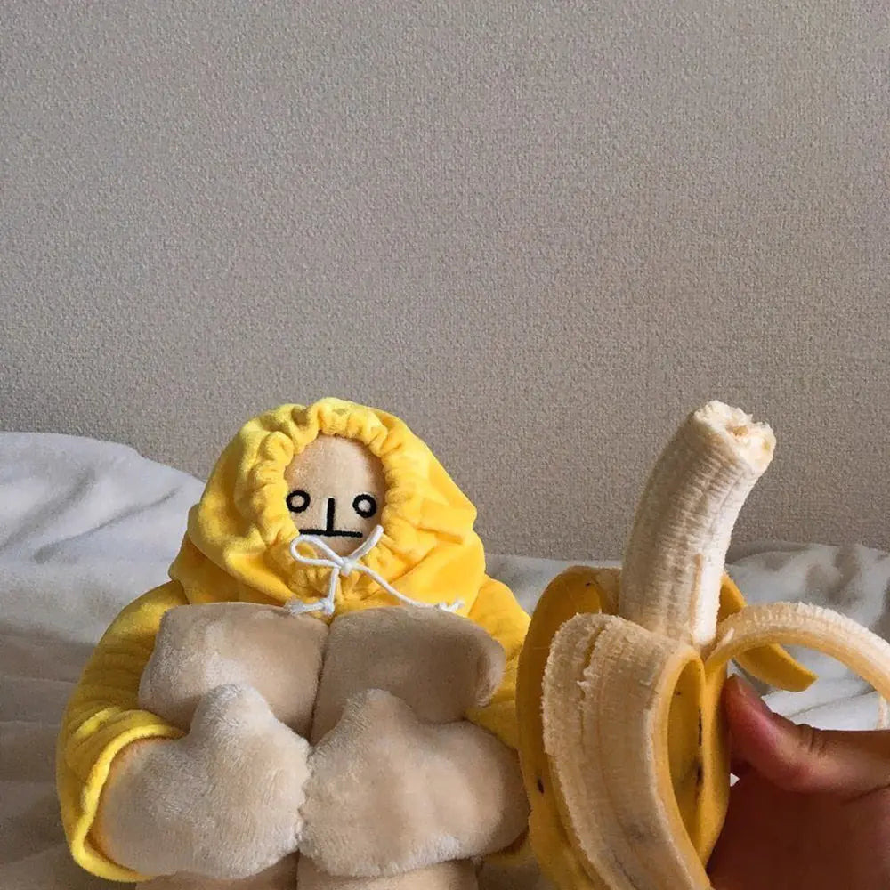 Soft Stuffed Banana Doll