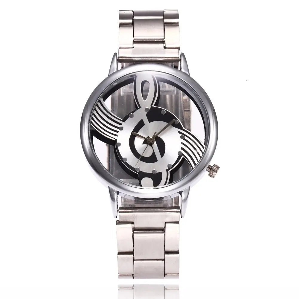 Women's Hollow Music Note Fashion Watch