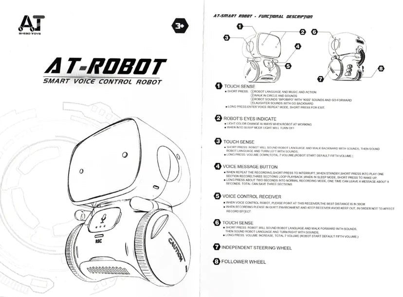 Newest Type Smart Robots Dance Voice Command