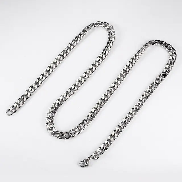 Rhinestone Paved Cuban Link Chain Bracelet