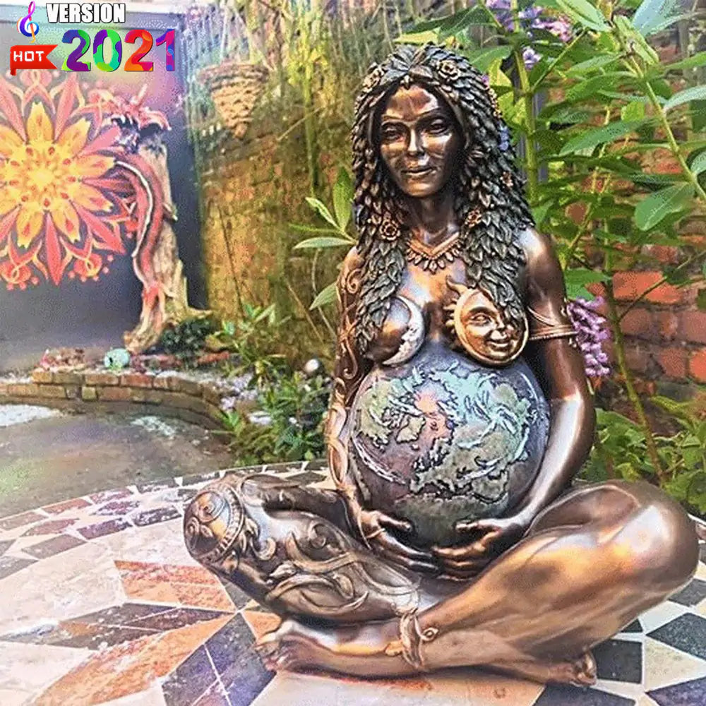 Mother Earth Art Statue