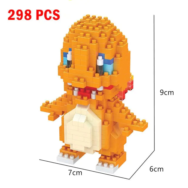 Small Building Blocks Cartoon Animals